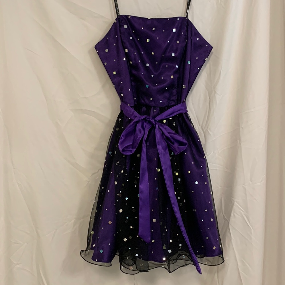 Purple sparkly dress